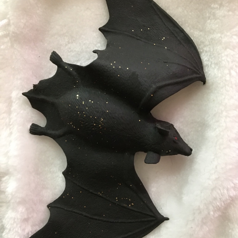 Enchanted Black Bat Decoration